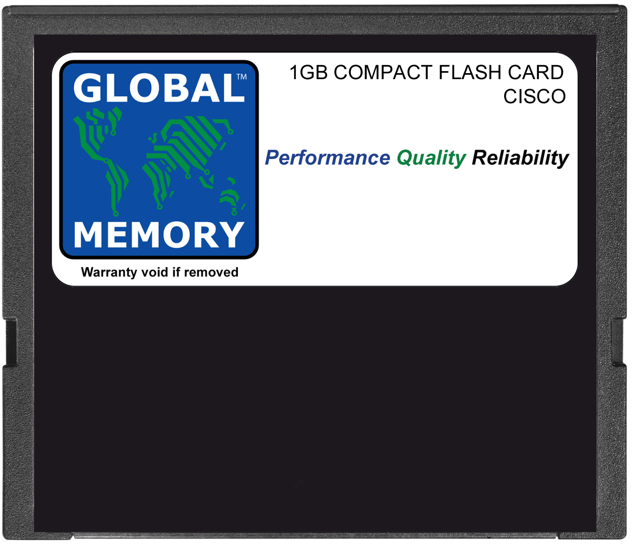 1GB COMPACT FLASH CARD MEMORY FOR CISCO 1900 / 2900 / 3900 SERIES ROUTERS (MEM-CF-1GB)